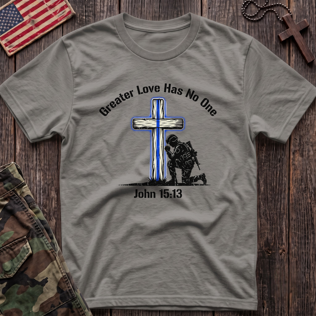 Blue Line Cross T-Shirt
