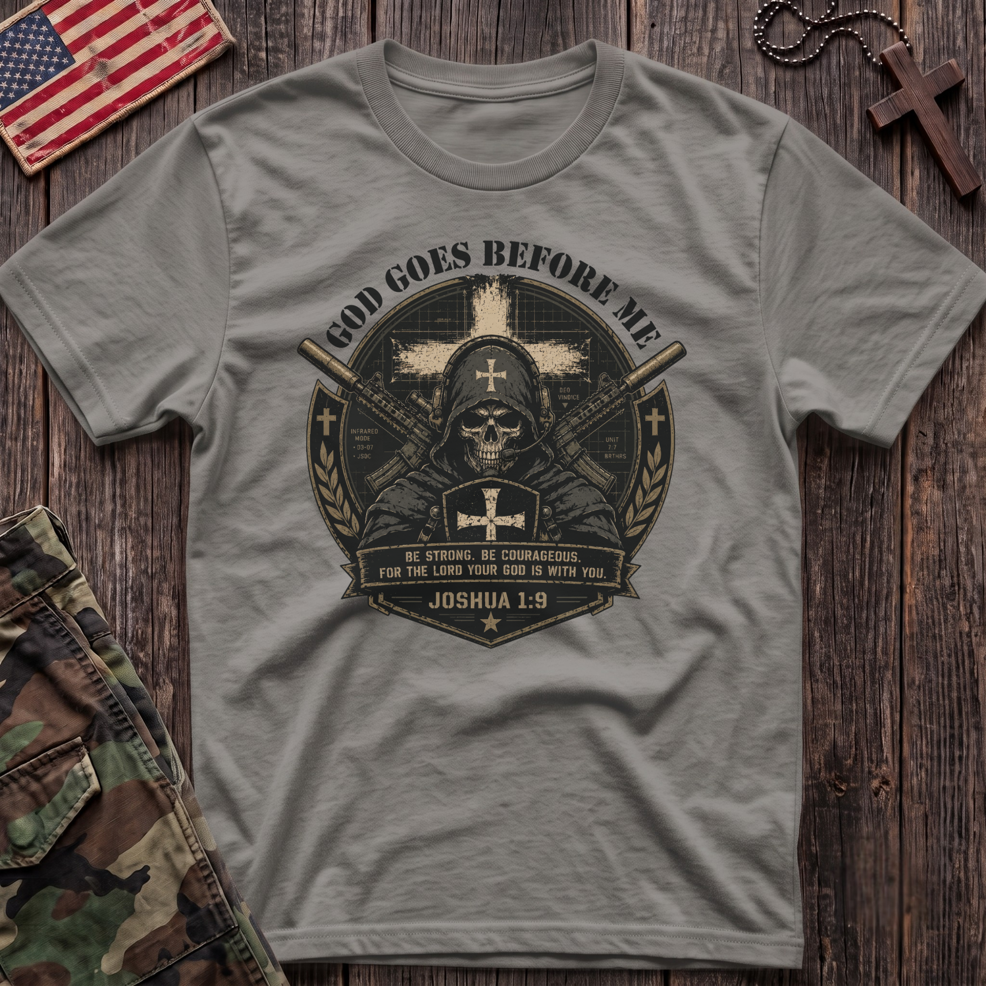 God Goes Before Me T-Shirt