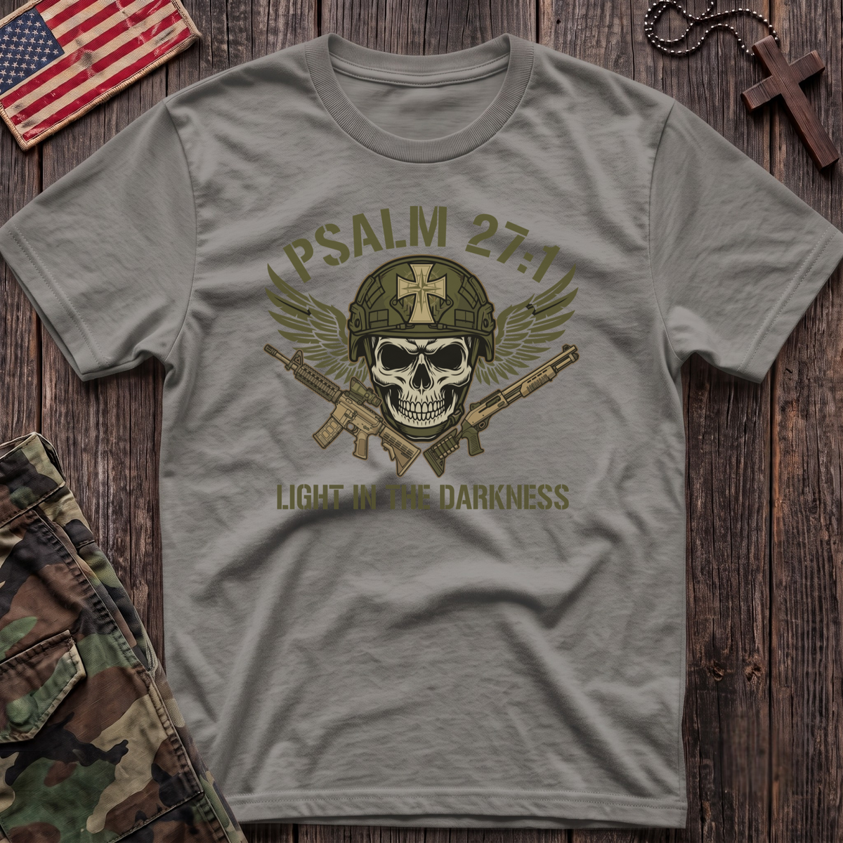 27:1 Skull Helmet T-Shirt