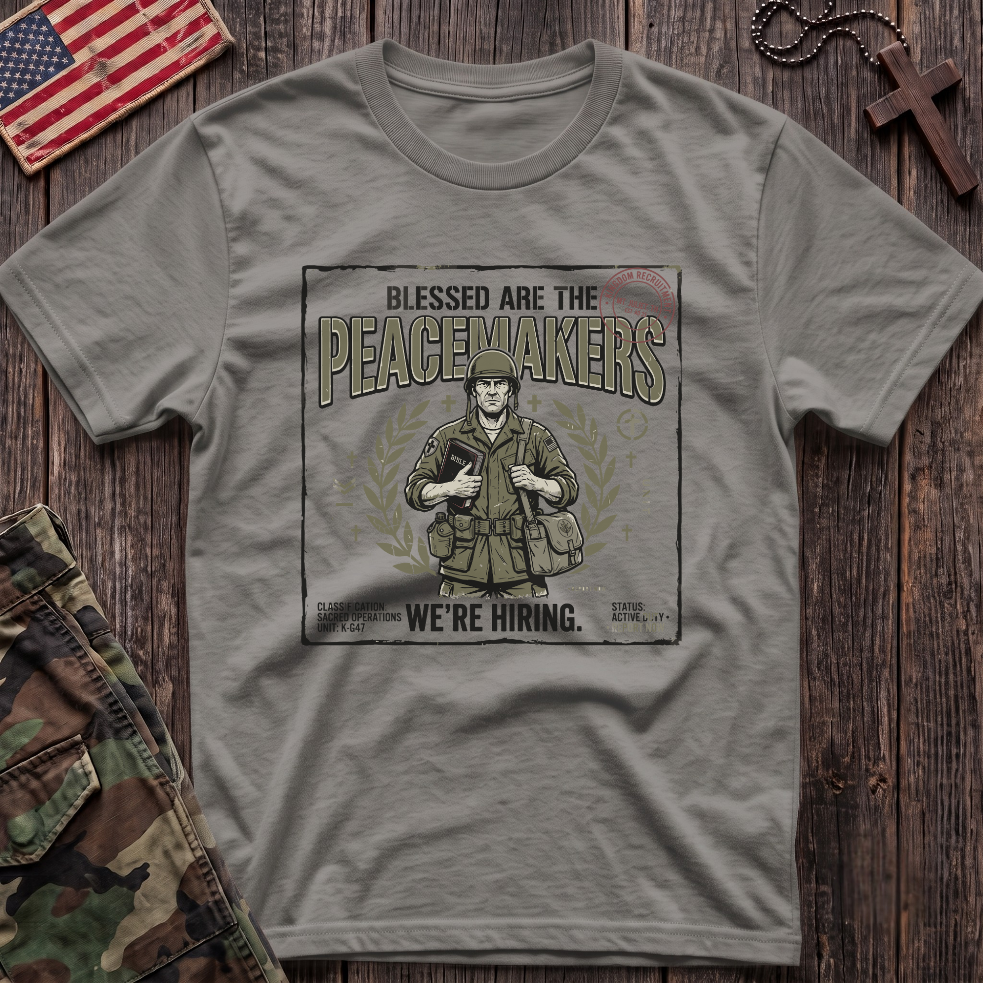 Peacemakers Army Poster T-Shirt