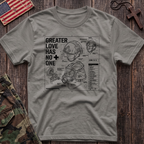 Greater Love Schematic T-Shirt