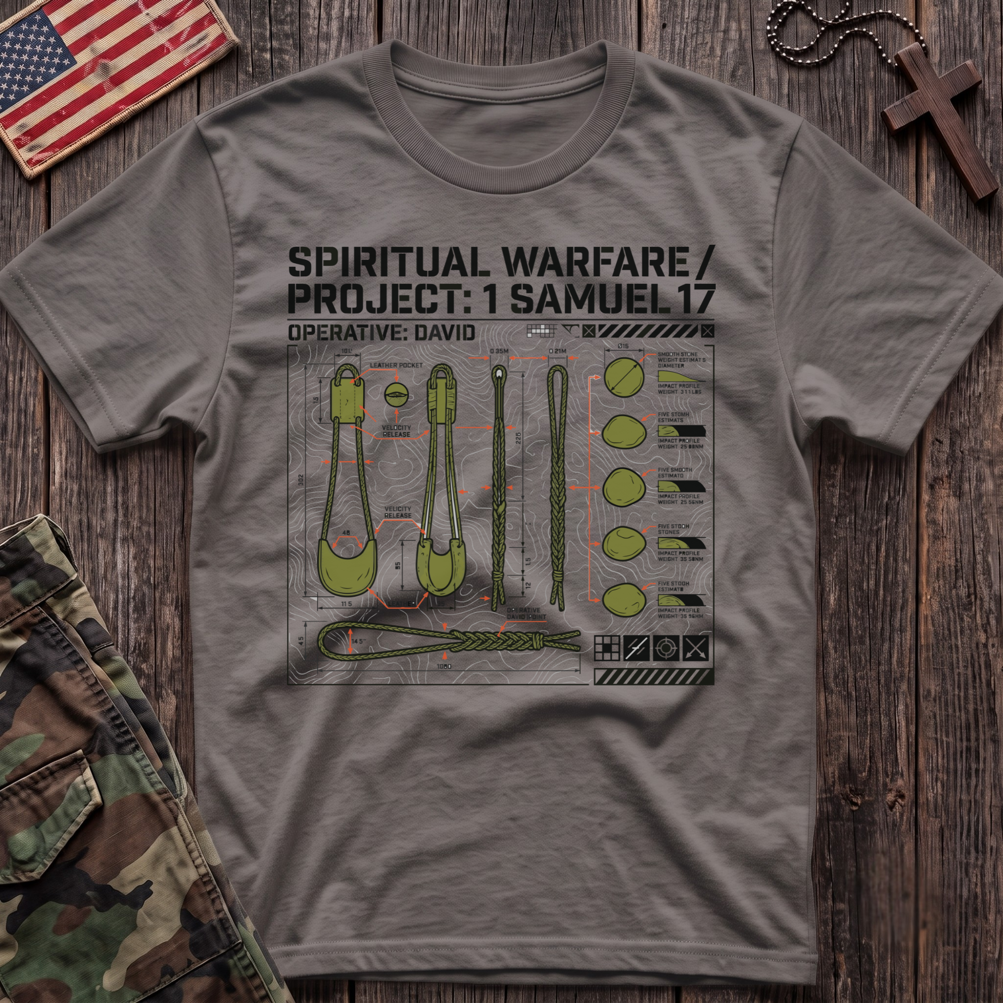 Warfare 1 Samuel T-Shirt