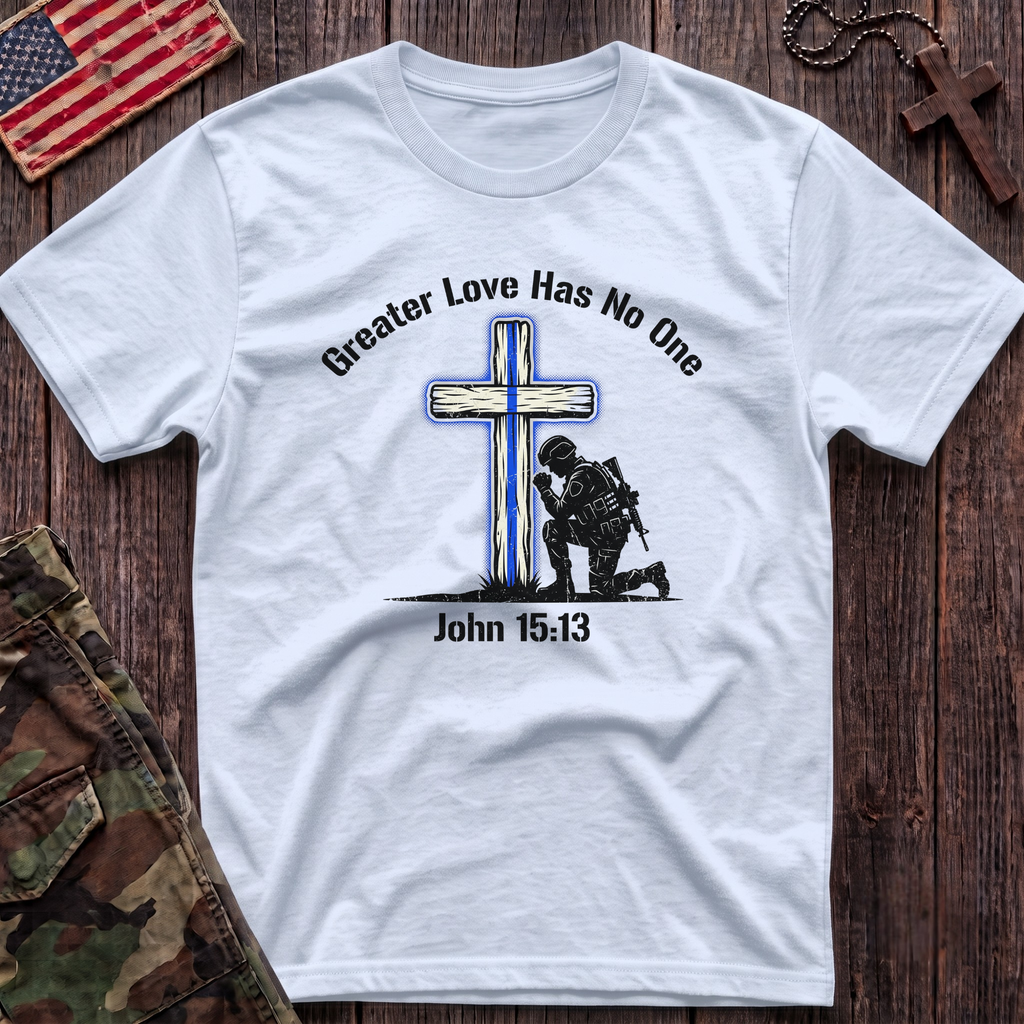 Blue Line Cross T-Shirt