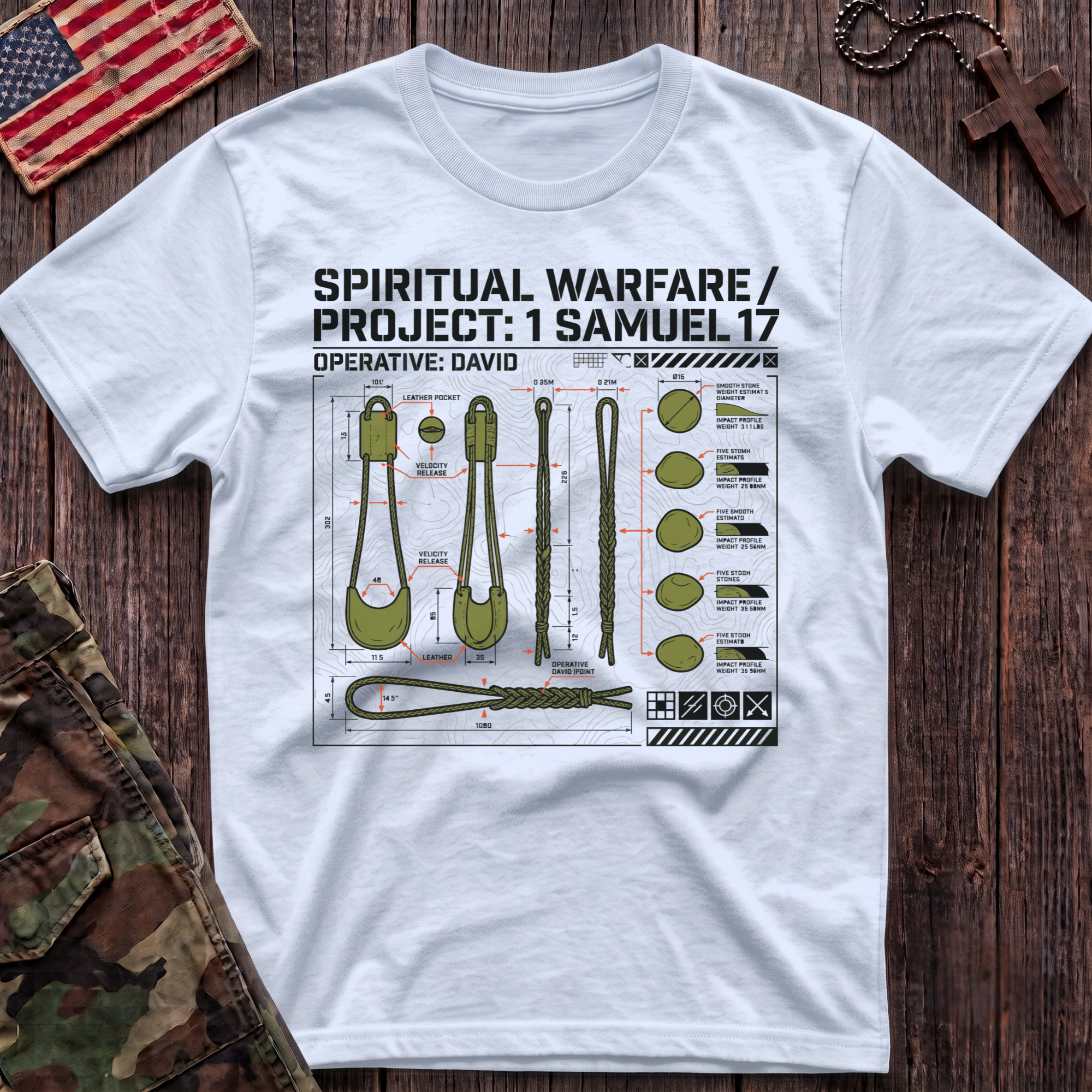 Warfare 1 Samuel T-Shirt
