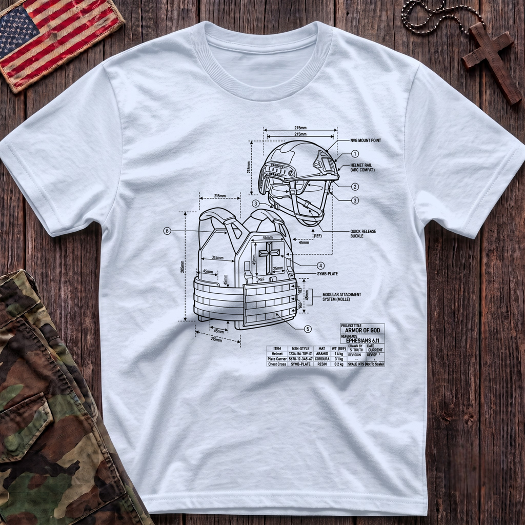Armor of God Schematic T-Shirt
