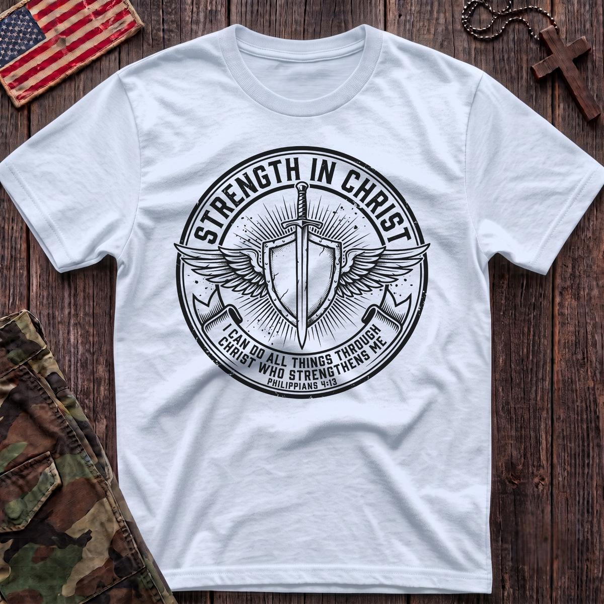 Strength in Christ Vintage T-Shirt