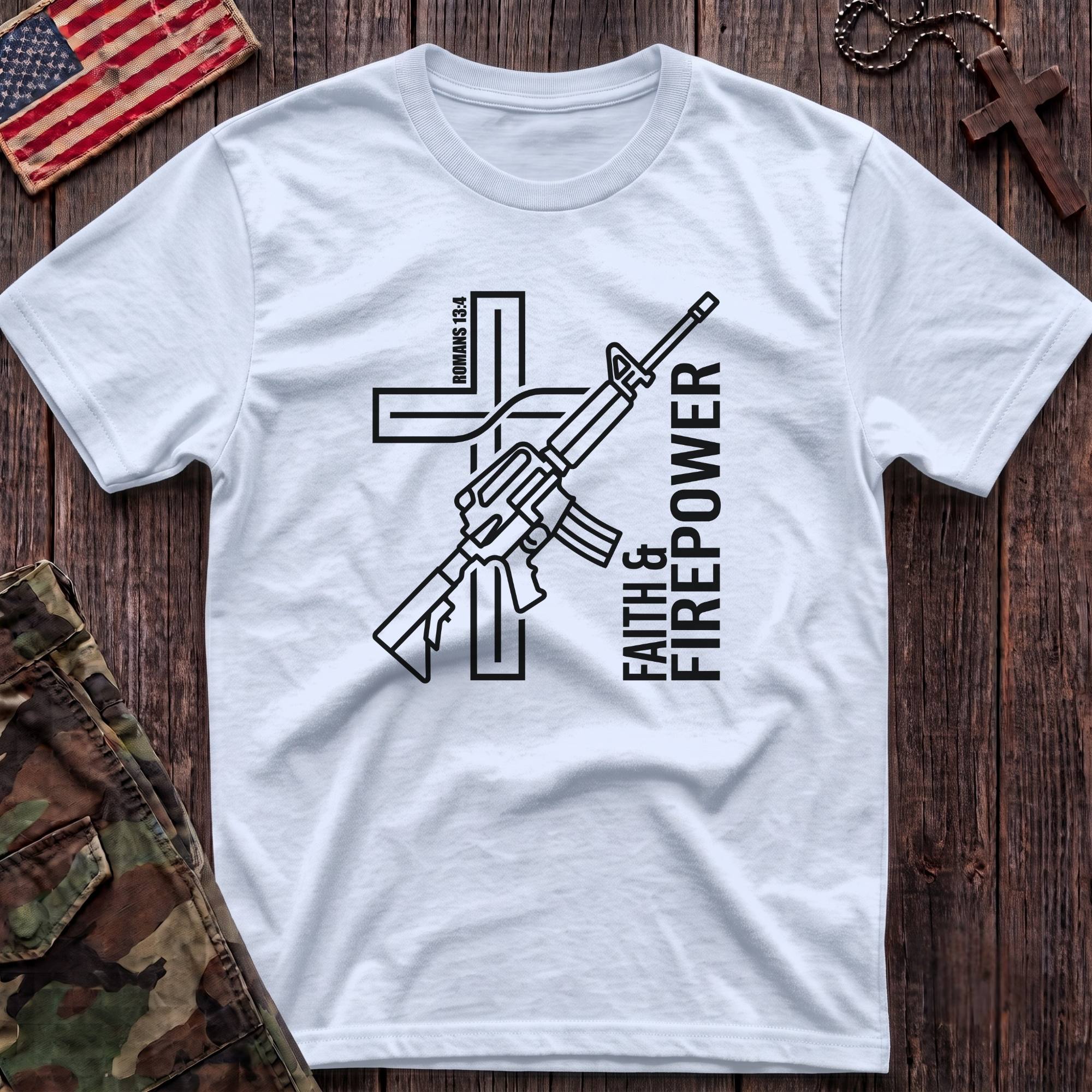Faith and Firepower T-Shirt