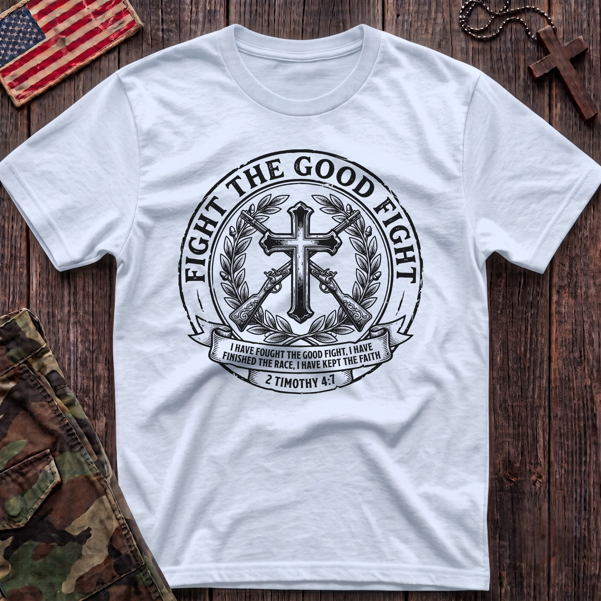 Good Fight Patch T-Shirt