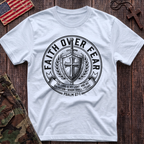 Faith Over Fear Patch T-Shirt