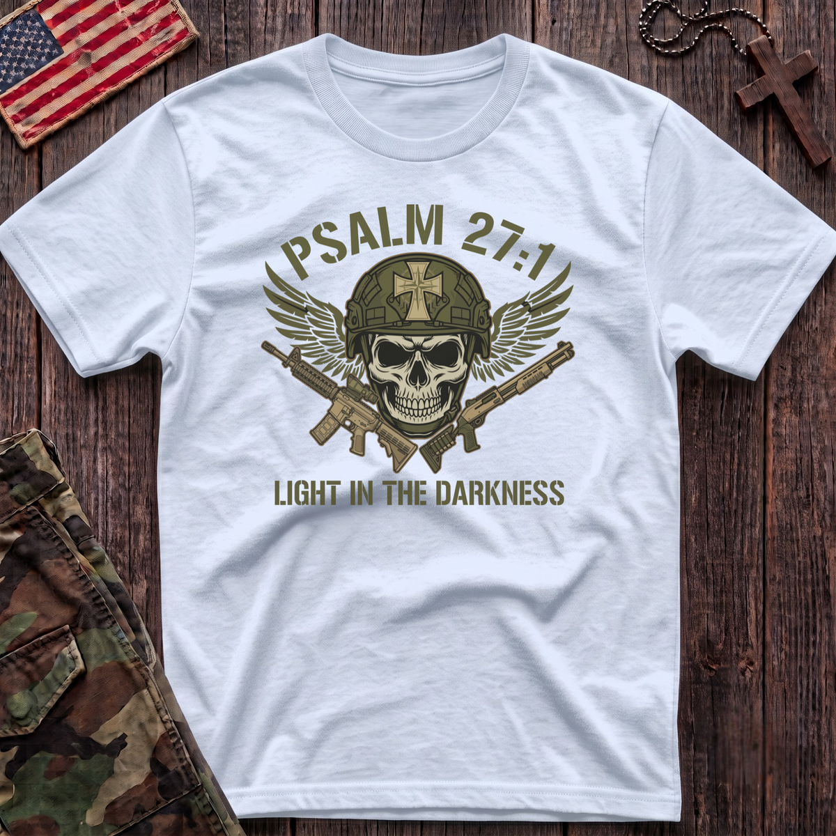 27:1 Skull Helmet T-Shirt