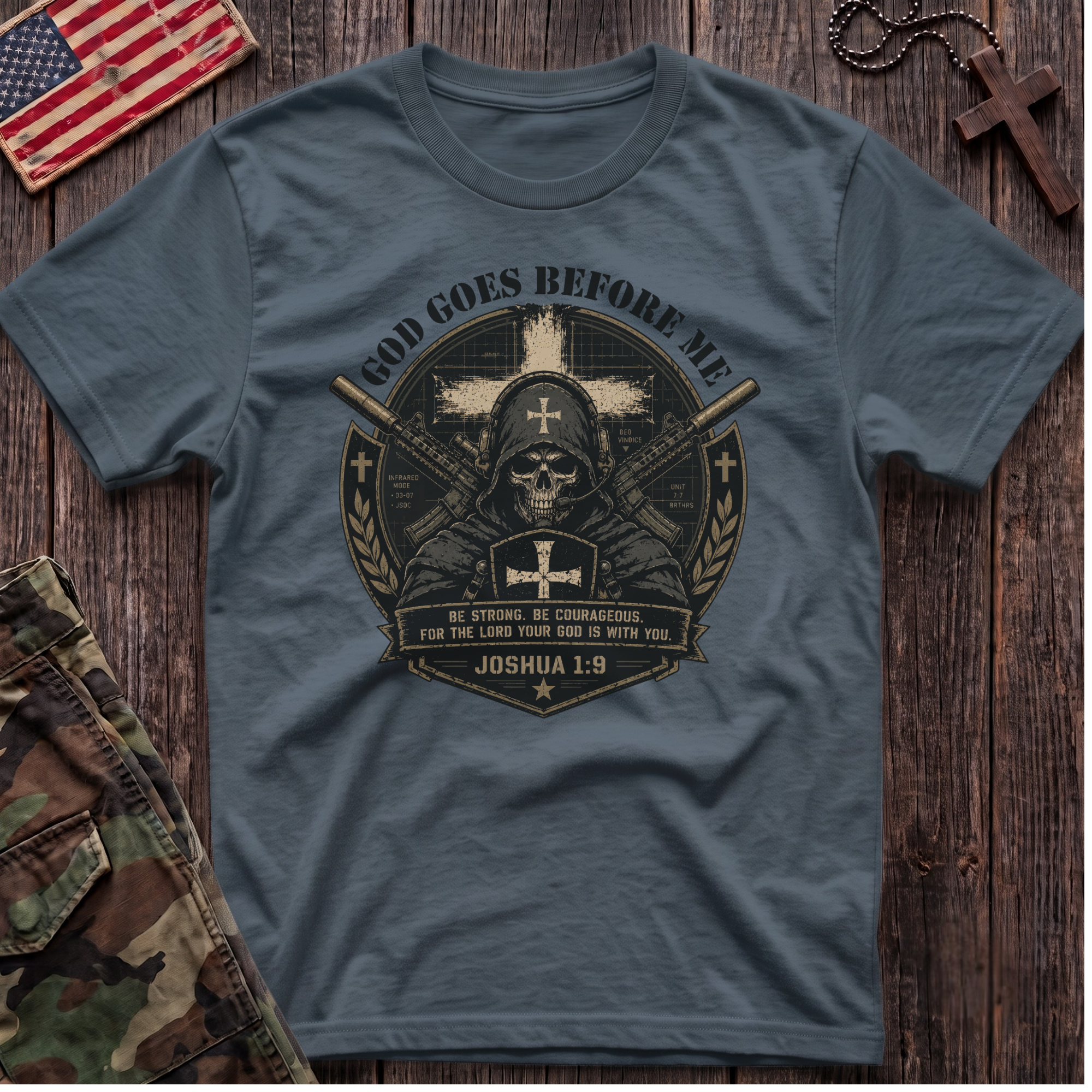 God Goes Before Me T-Shirt
