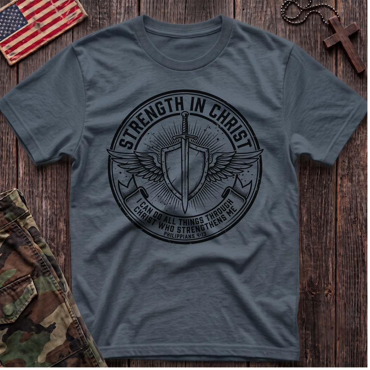 Strength in Christ Vintage T-Shirt