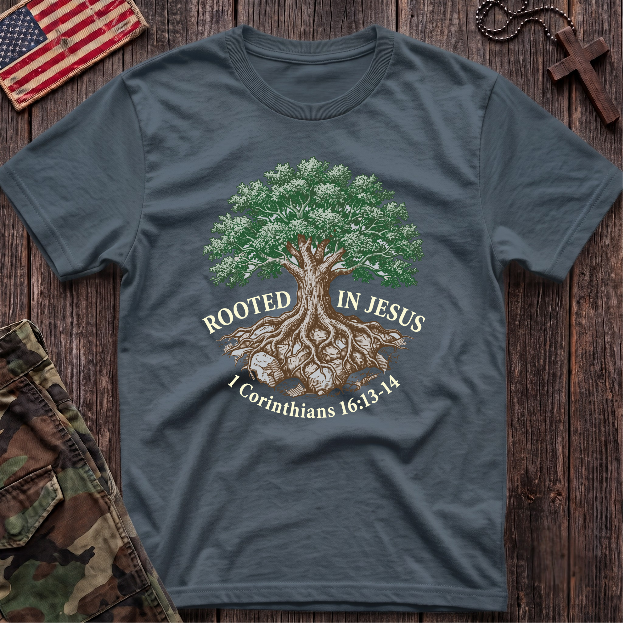 Rooted in Jesus T-Shirt
