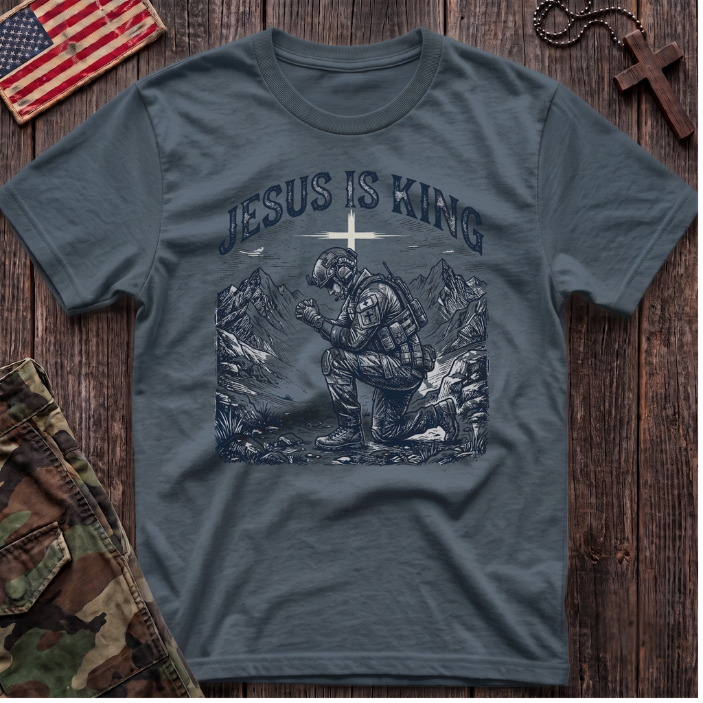 Jesus is King Soldier T-Shirt